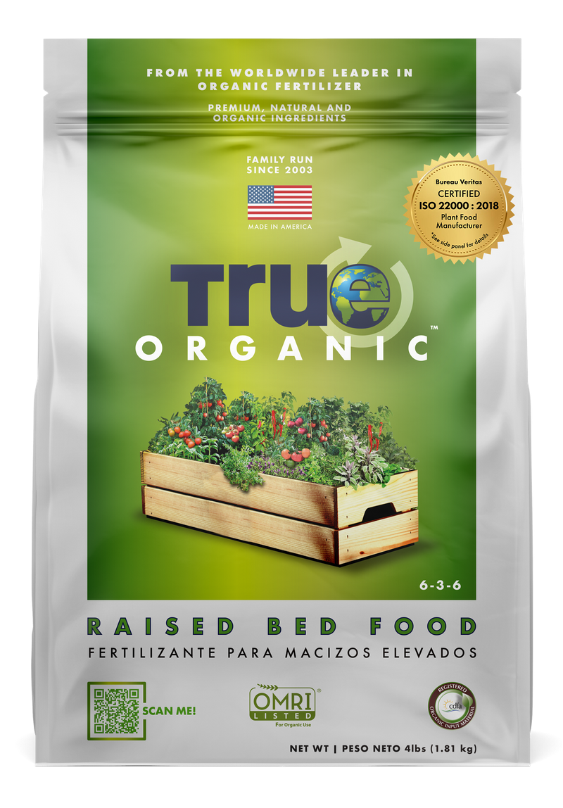 True Organic Premium Raised Bed Plant Food for Backyard Gardening